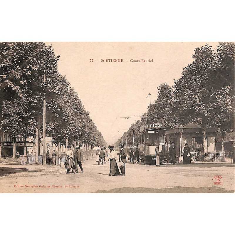 ABAO 42 - Loire [42] Saint-Etienne - Cours Fauriel.