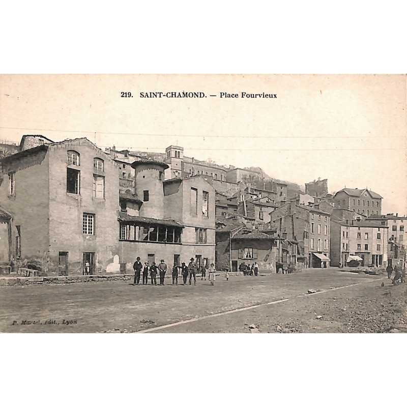 ABAO 42 - Loire [42] Saint-Chamond - Place Fourvieux.
