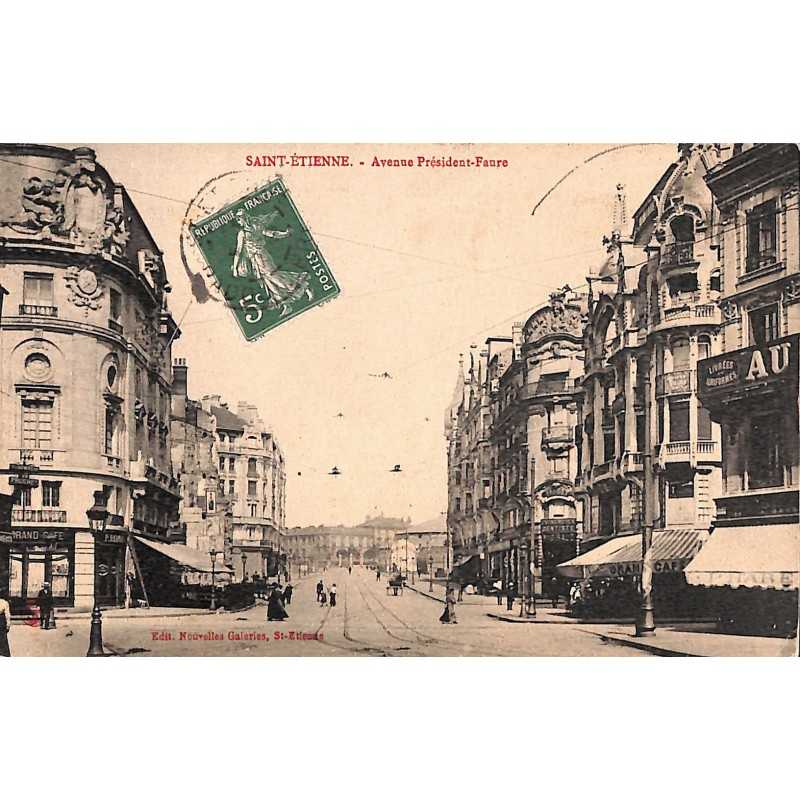 ABAO 42 - Loire [42] Saint-Etienne - Avenue Président Faure.
