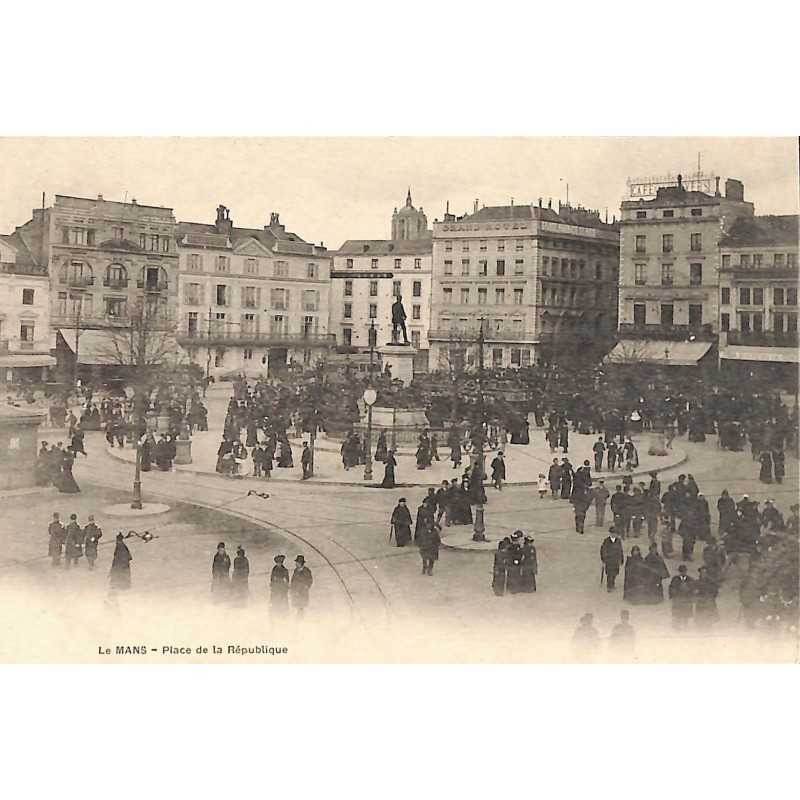 ABAO 72 - Sarthe [72] Le Mans - Place de la République.