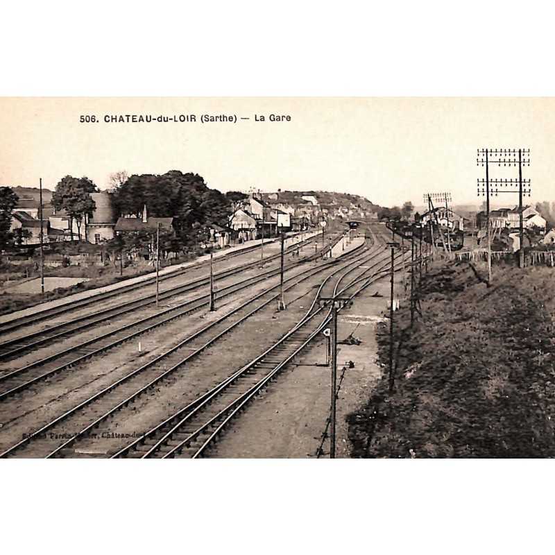 ABAO 72 - Sarthe [72] Château-du-Loir - La Gare.