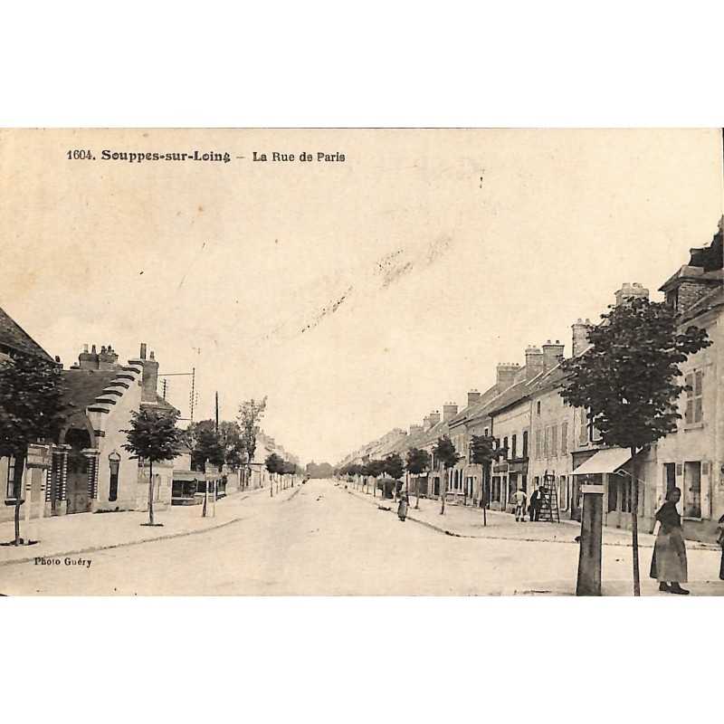 ABAO 77 - Seine-et-Marne [77] Souppes-sur-Loing - La Rue de Paris.