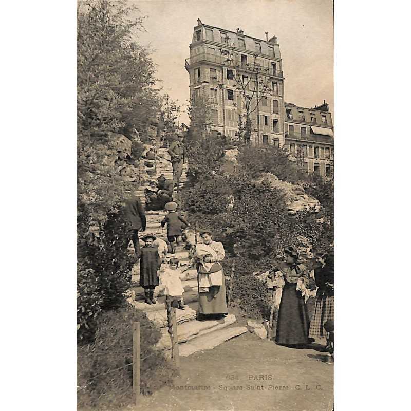 ABAO 75 - Paris [75] Paris - Montmartre. Square Saint-Pierre.