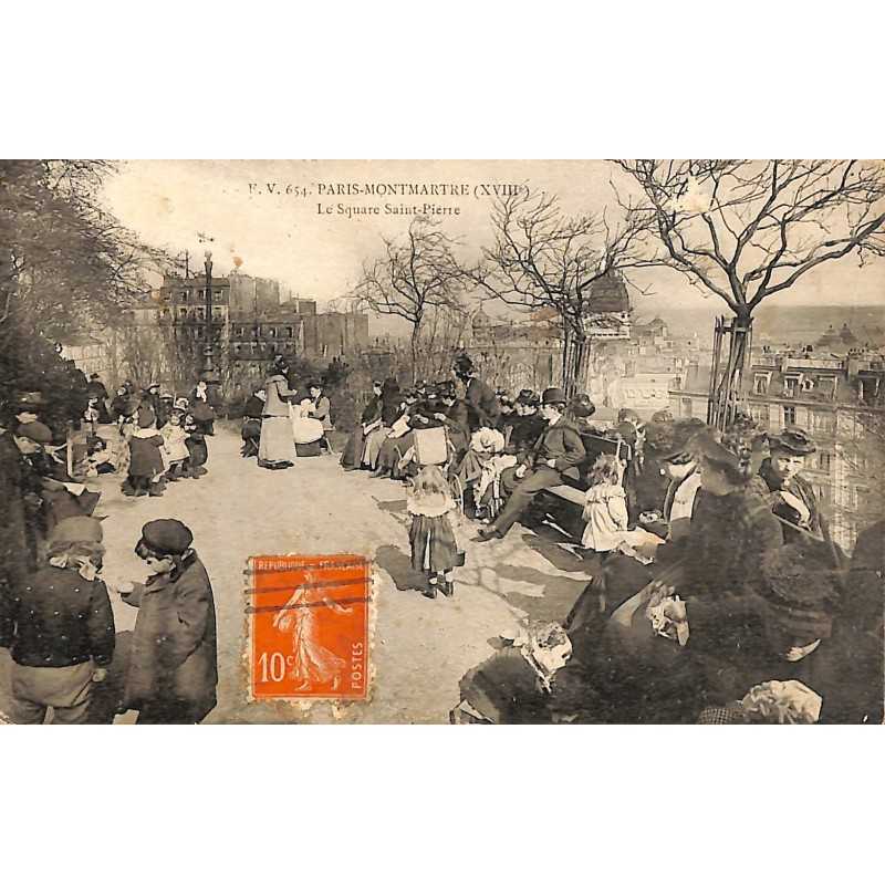 ABAO 75 - Paris [75] Paris - Montmartre. Le Square Saint Pierre.