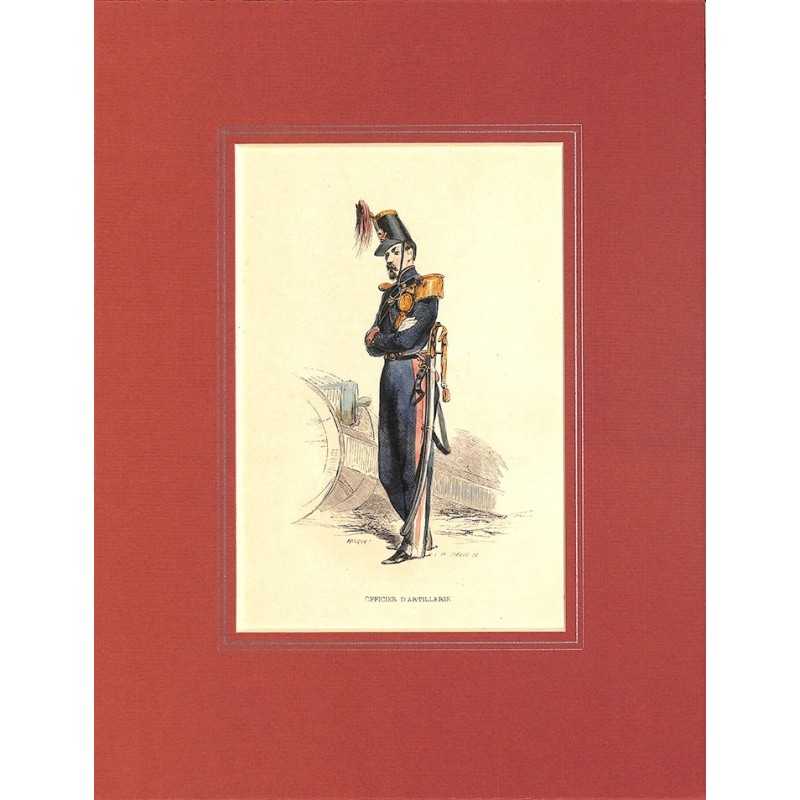 ABAO Gravures [Militariat] PAUQUET, Hippolyte.- OFFICIER D'ARTILLERIE.