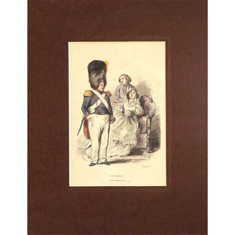 ABAO Gravures [Militariat] PAUQUET, Hippolyte.- VOLTIGEUR (Garde Nationale).