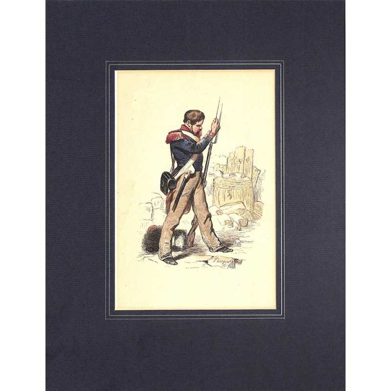 ABAO Gravures [Militariat] PAUQUET, Hippolyte.- INFANTERIE.