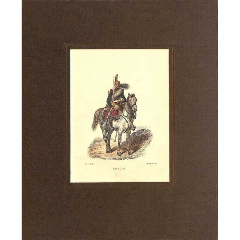 ABAO Gravures [Militariat] LAMY, Eugène-Louis.- DRAGON.