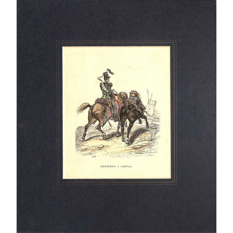 ABAO Gravures [Militariat] CHASSEUR A CHEVAL.