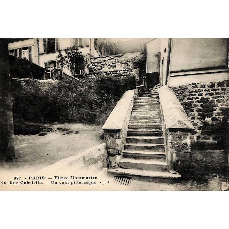 ABAO 75 - Paris [75] Paris - Montmartre. 24, rue Gabrielle.