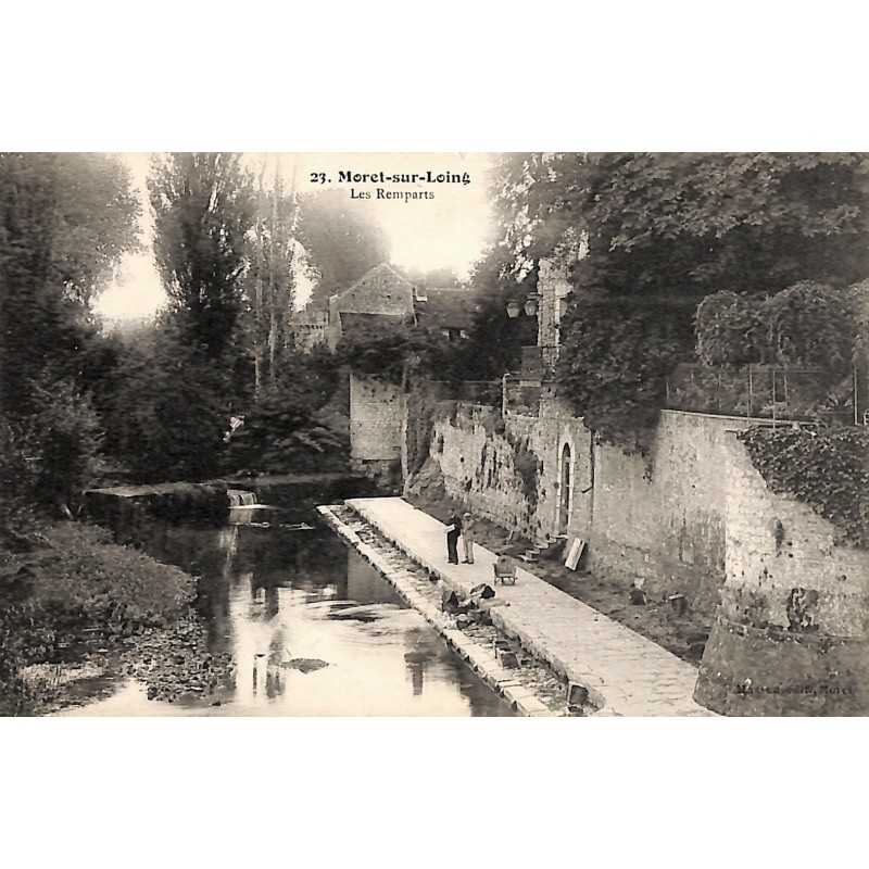 ABAO 77 - Seine-et-Marne [77] Moret-sur-Loing - Les Remparts.
