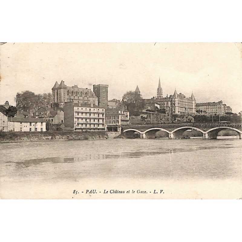 ABAO 64 - Pyrénées Atlantiques [64] Pau - Le Château et le Gave.