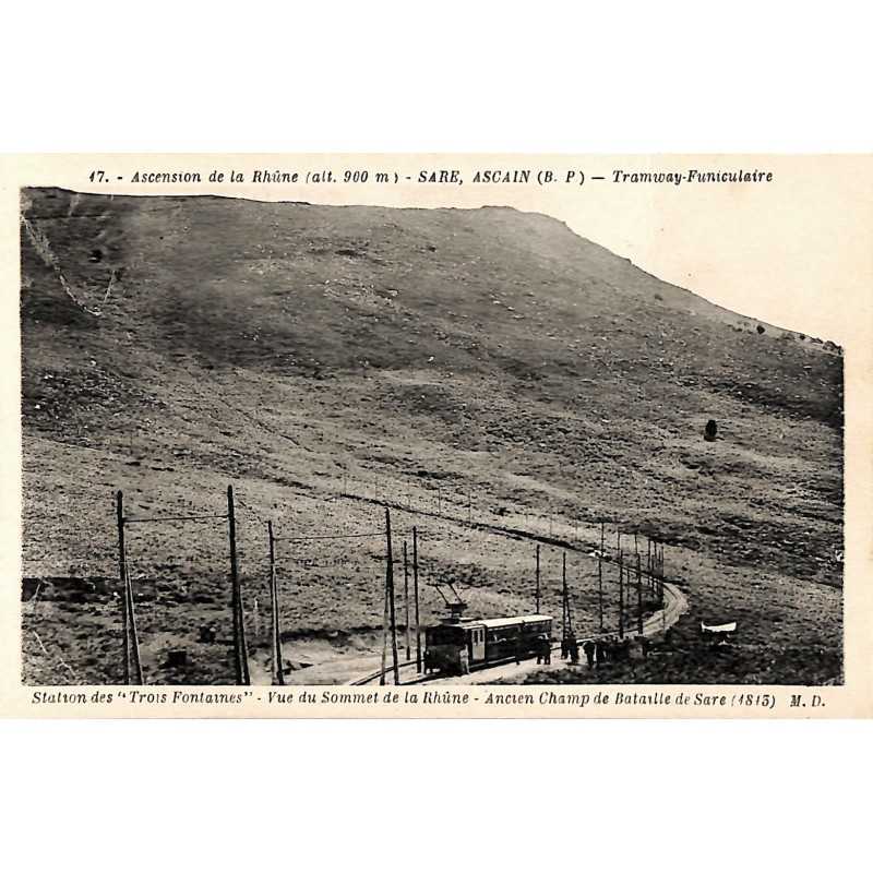 ABAO 64 - Pyrénées Atlantiques [64] Sare, Ascain - Tramway-Funiculaire.