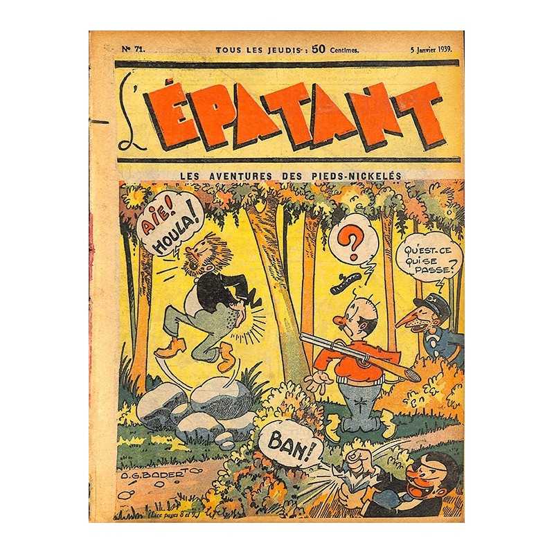 ABAO Bandes dessinées L'Epatant n°071 - 05/01/1939