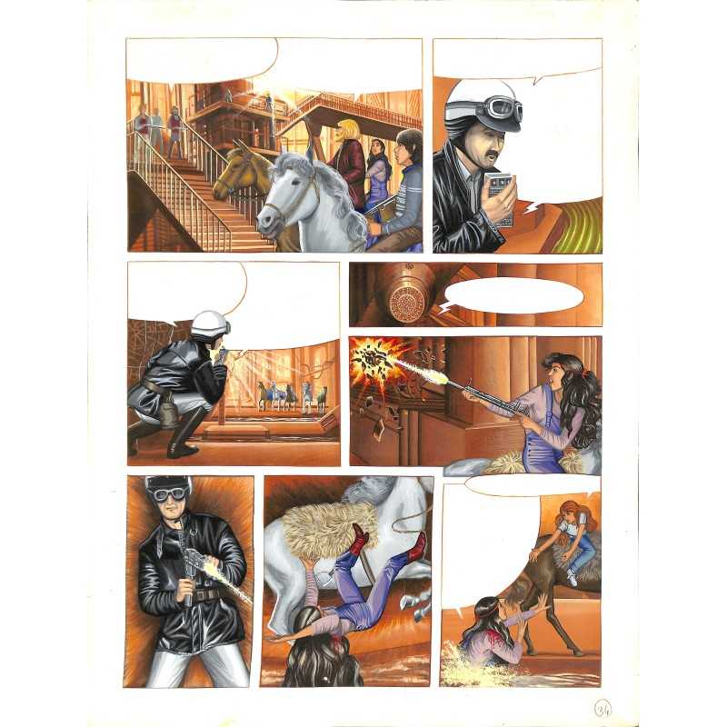 ABAO Originaux JERONATON (Jean Torton).- Planche originale.