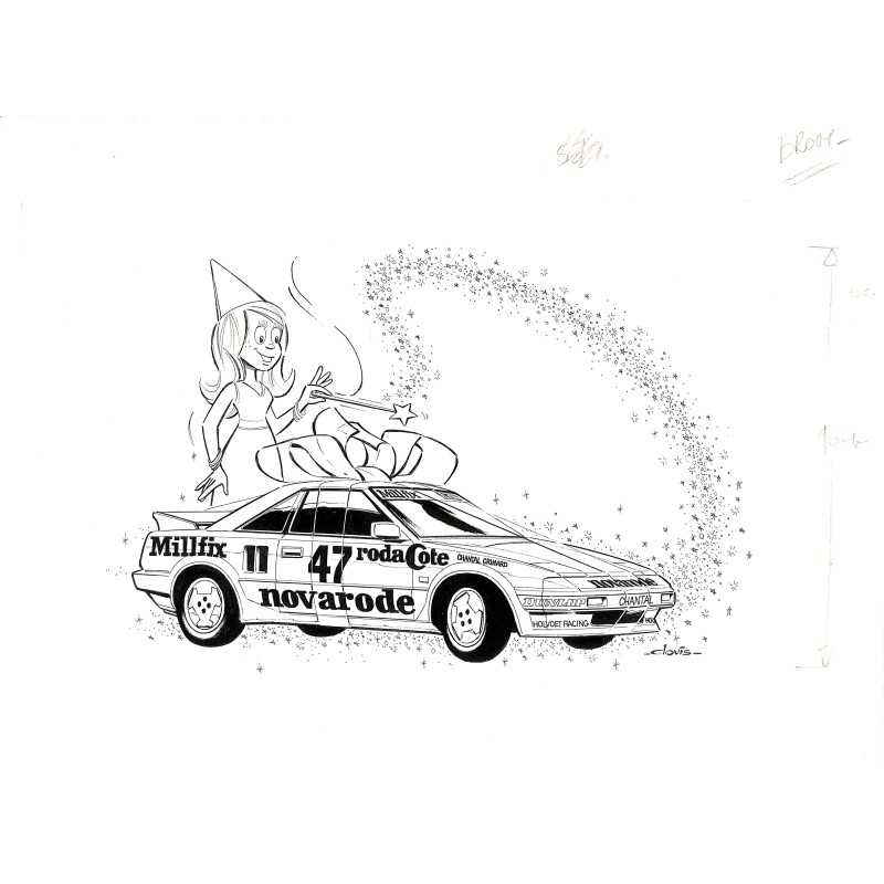 ABAO Originaux CLOVIS (Claude Viseur) - Dessin original à l'encre de Chine. ABAO Originaux CLOVIS (Claude Viseur) - Dessin original à l'encre de Chine.