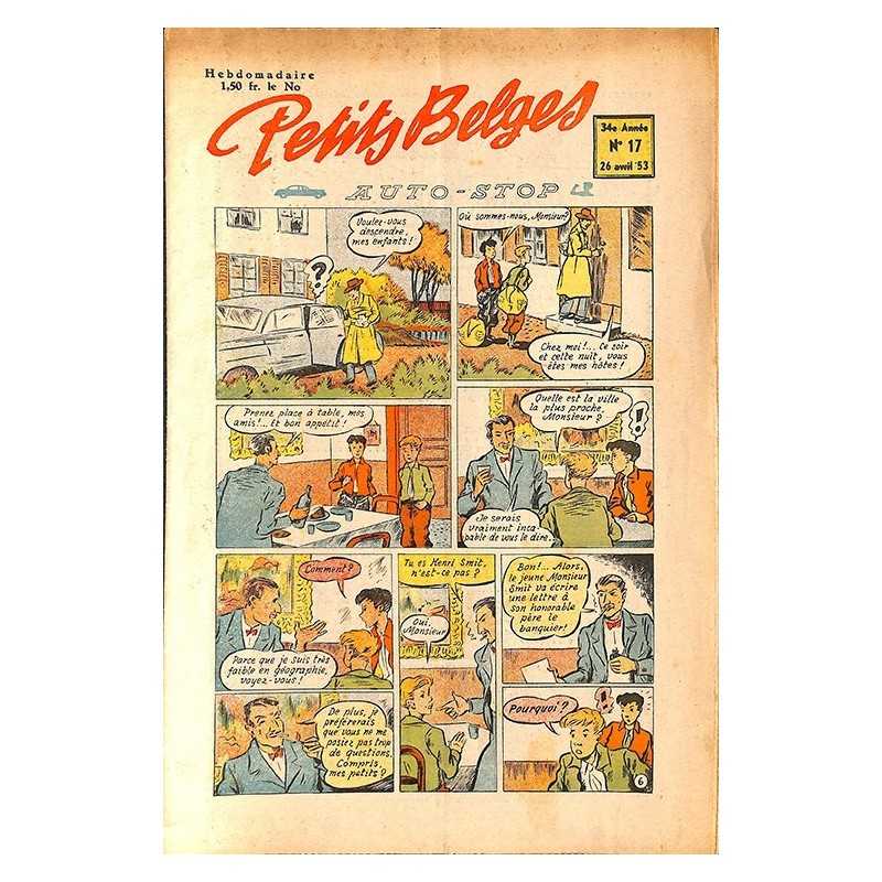 ABAO Bandes dessinées Petits Belges 34e année n°17 - 26/05/1953