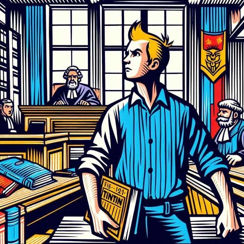 Tintin et les procès : quand Moulinsart joue au justicier de la BD.
