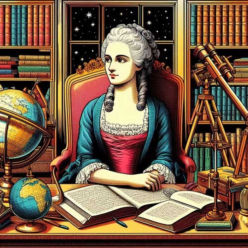 Émilie du Châtelet : une pionnière de la science et de la philosophie au siècle des Lumières.