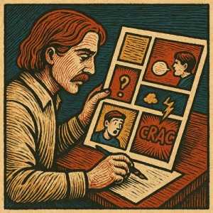 Anatomie d’une case : l’art de composer une vignette en bande dessinée.