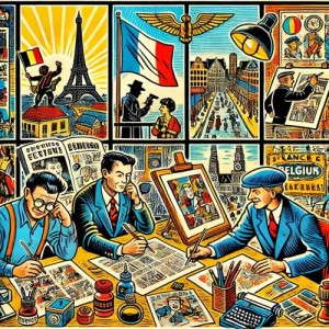 Les dessinateurs-illustrateurs en France et en Belgique de 1945 à 1968, une analyse socioculturelle et historique.