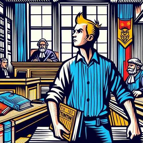 Tintin et les procès : quand Moulinsart joue au justicier de la BD.