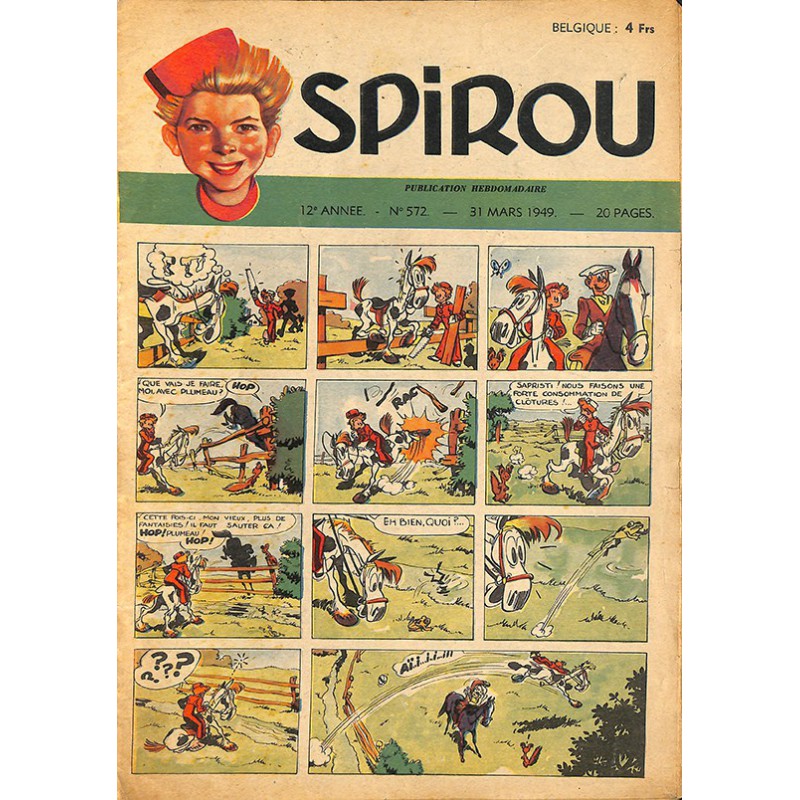 ABAO Bandes dessinées Spirou 1949/03/31 n°572