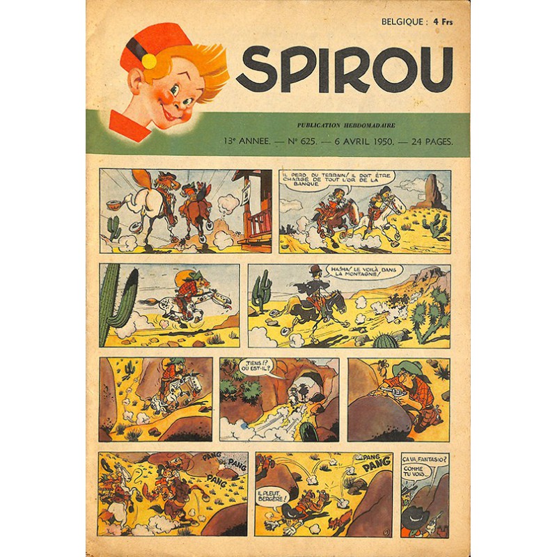 ABAO Bandes dessinées Spirou 1950/04/06 n°625