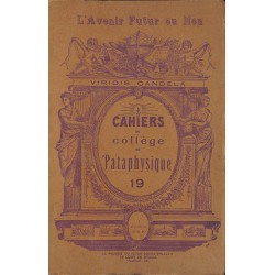 ABAO 1900- Cahiers du Collège de 'Pataphysique 19