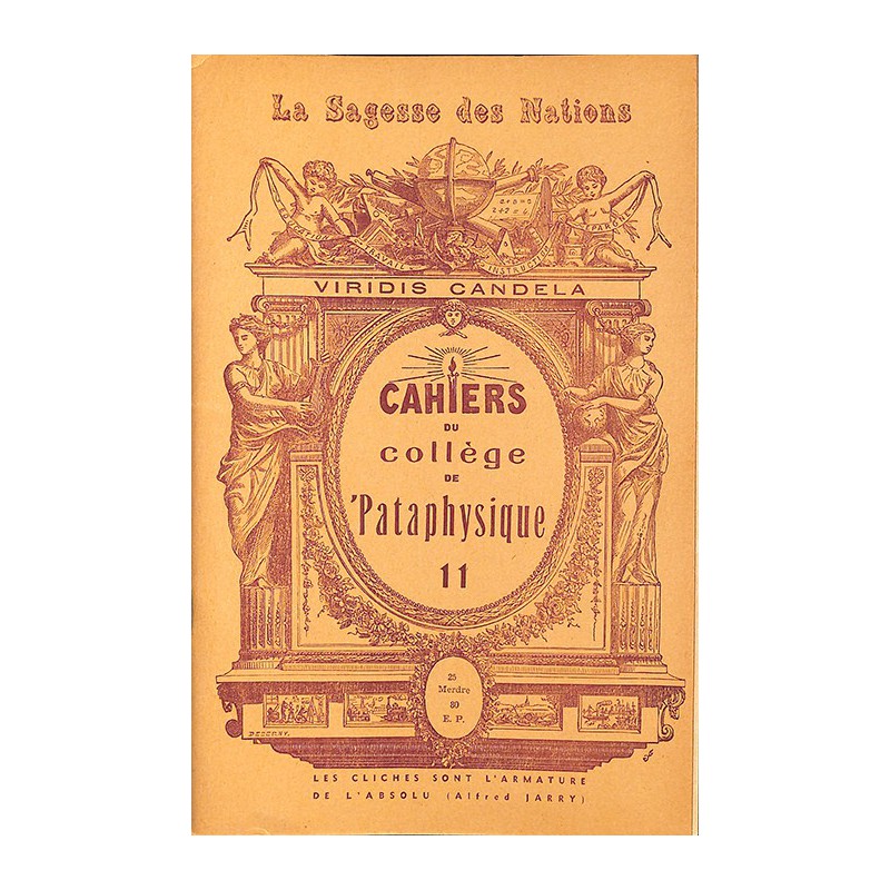 ABAO 1900- Cahiers du Collège de 'Pataphysique 11