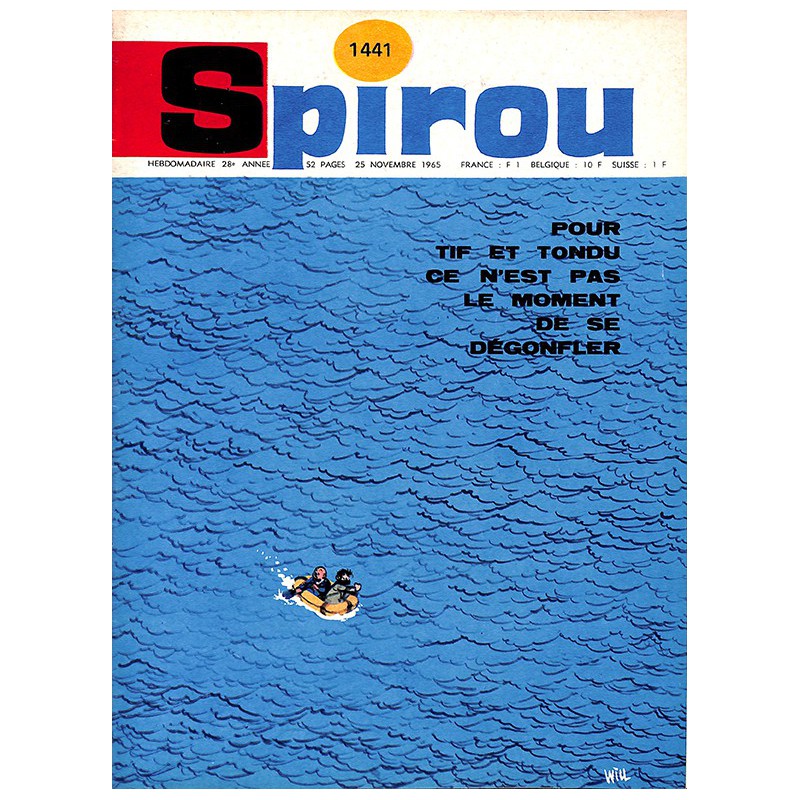 ABAO Bandes dessinées Spirou 1965/11/25 n°1441 (avec le mini-récit)