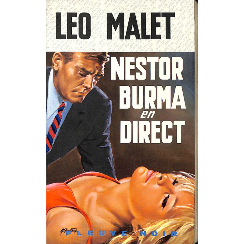 ABAO 1900- Malet (Léo) - Nestor Burma en direct.