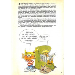 ABAO Bandes dessinées [Dupuis] Plaquette de présentation des éditions Dupuis, illustrée par Frédéric Jannin.