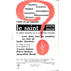 ABAO Littérature populaire Charteris (Leslie) - La Loi du Saint.