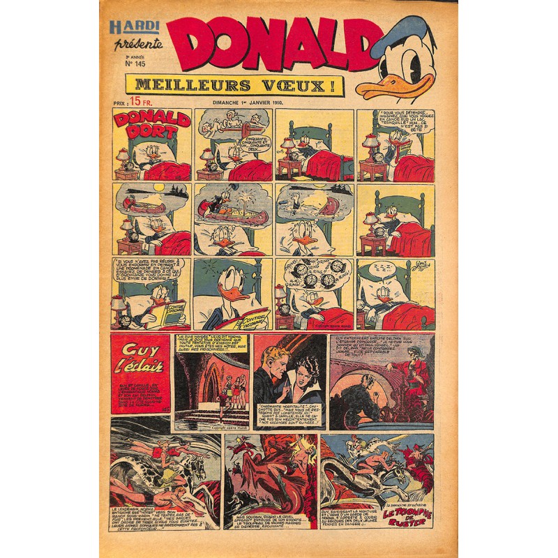 ABAO Bandes dessinées Donald 1950/01/01 n°145