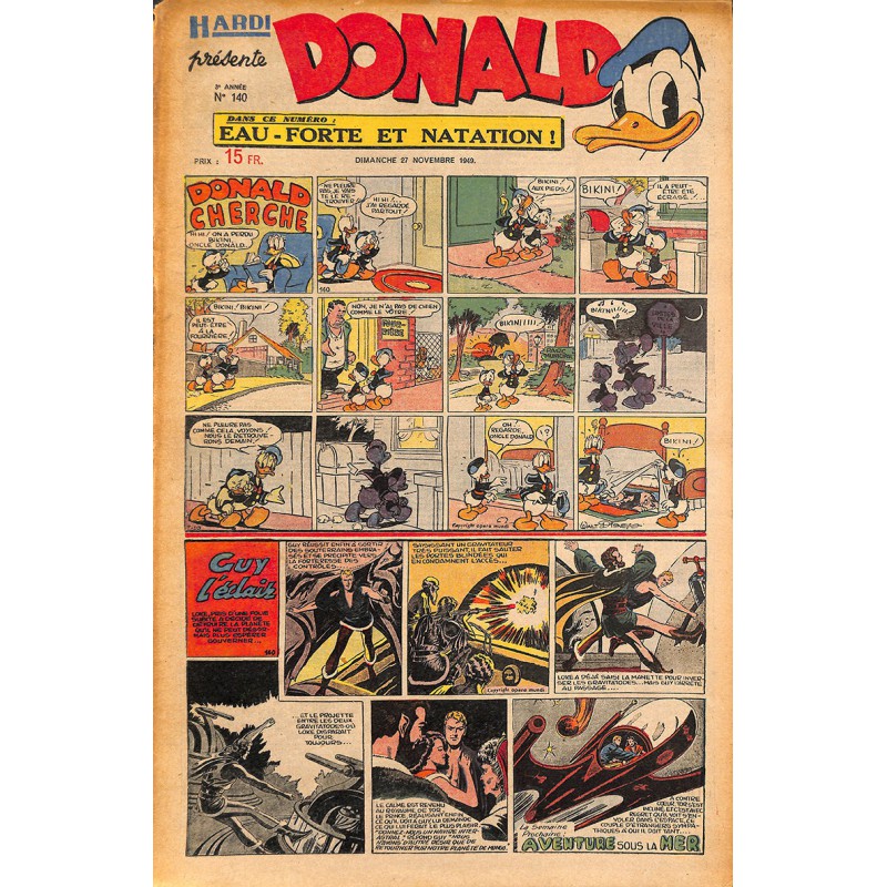 ABAO Bandes dessinées Donald 1949/11/27 n°140