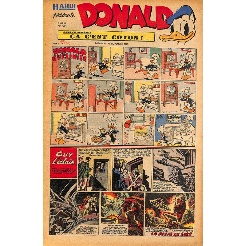 ABAO Bandes dessinées Donald 1949/11/13 n°138