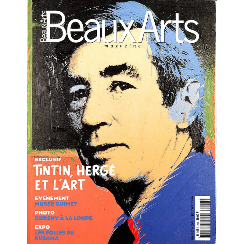 ABAO Bandes dessinées [Hergé] Beaux-Arts magazine 201