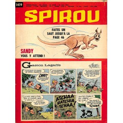 ABAO Bandes dessinées Spirou 1965/06/24 n°1419 (avec le mini-récit)