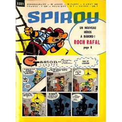 ABAO Bandes dessinées Spirou 1963/08/08 n°1321 (avec le mini-récit)