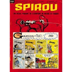 ABAO Bandes dessinées Spirou 1963/11/28 n°1337 (avec le mini-récit)