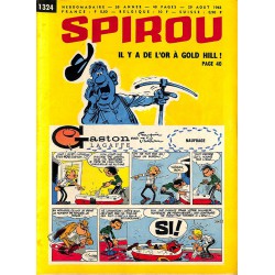 ABAO Bandes dessinées Spirou 1963/08/29 n°1324 (avec le mini-récit)