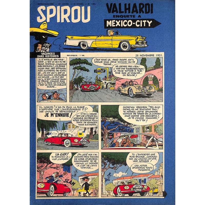 ABAO Bandes dessinées Spirou 1957/11/28 n°1024