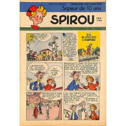 ABAO Bandes dessinées Spirou 1952/09/25 n°754