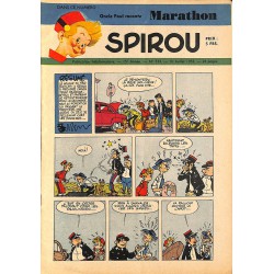 ABAO Bandes dessinées Spirou 1952/07/10 n°743