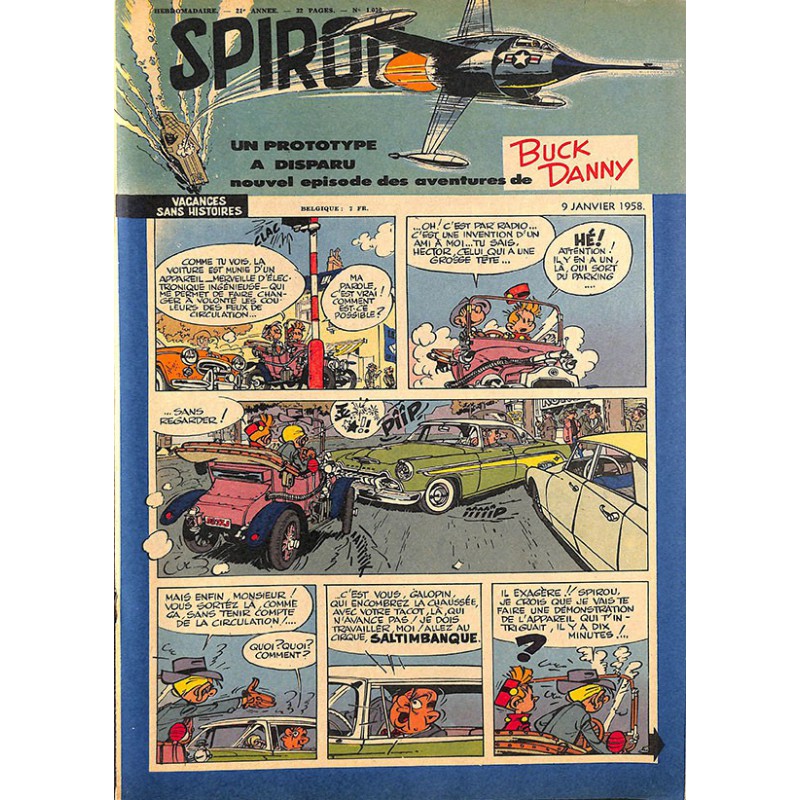 ABAO Bandes dessinées Spirou 1958/01/09 n°1030