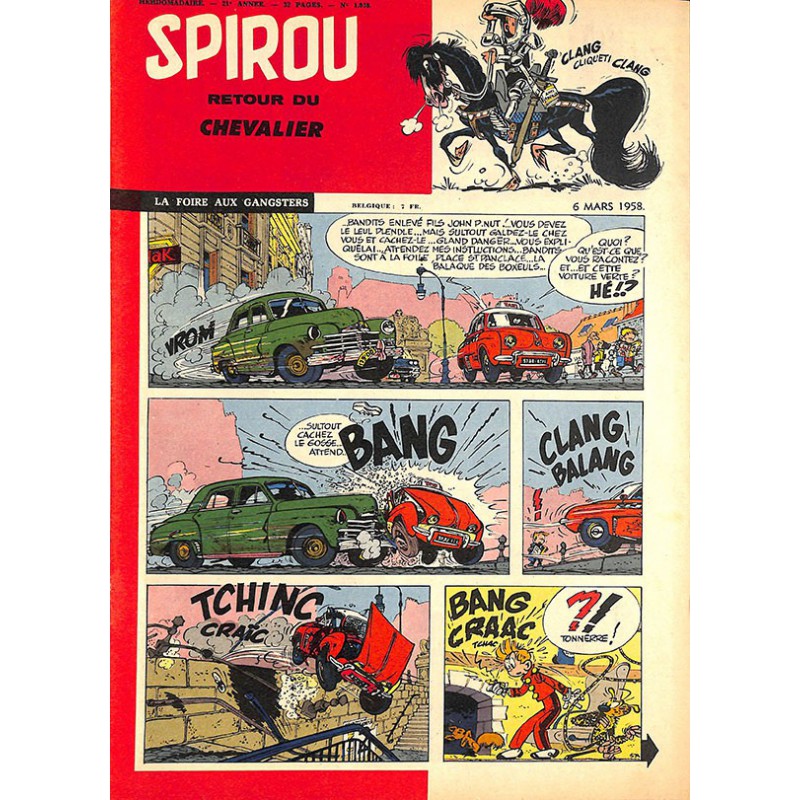 ABAO Bandes dessinées Spirou 1958/03/06 n°1038