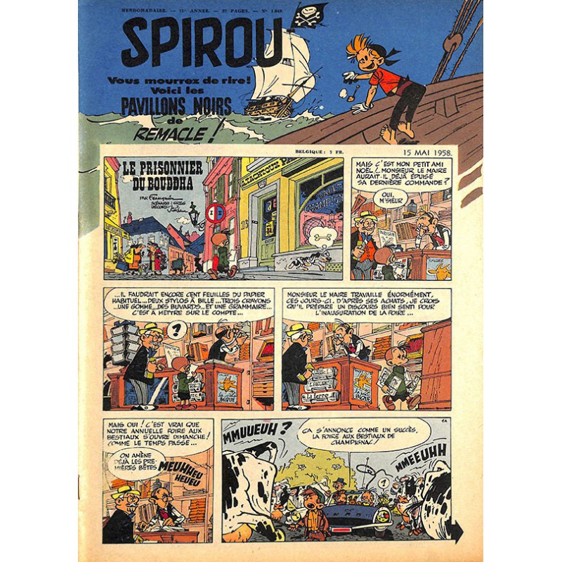 ABAO Bandes dessinées Spirou 1958/05/15 n°1048