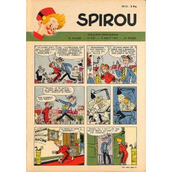 ABAO Bandes dessinées Spirou 1951/08/09 n°695