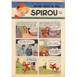 ABAO Bandes dessinées Spirou 1951/11/22 n°710